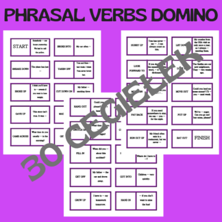 PHRASAL VERBS DOMINO