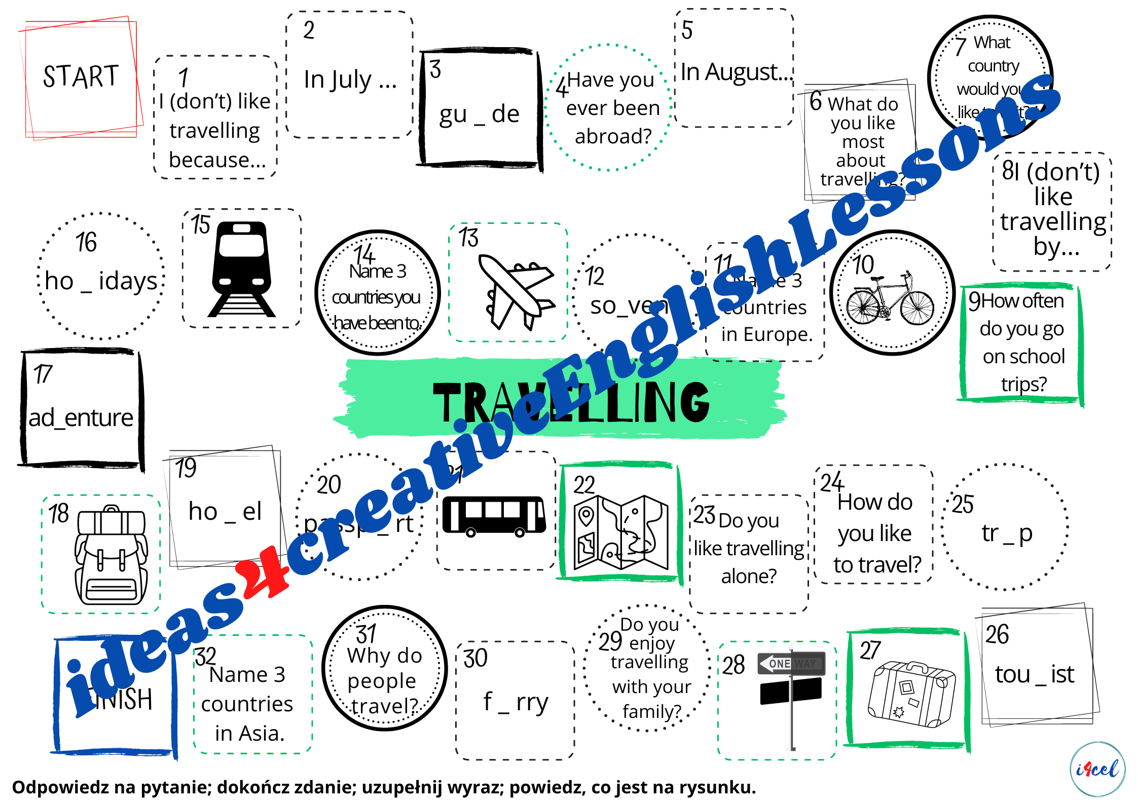 TRAVELLING BOARD GAME
