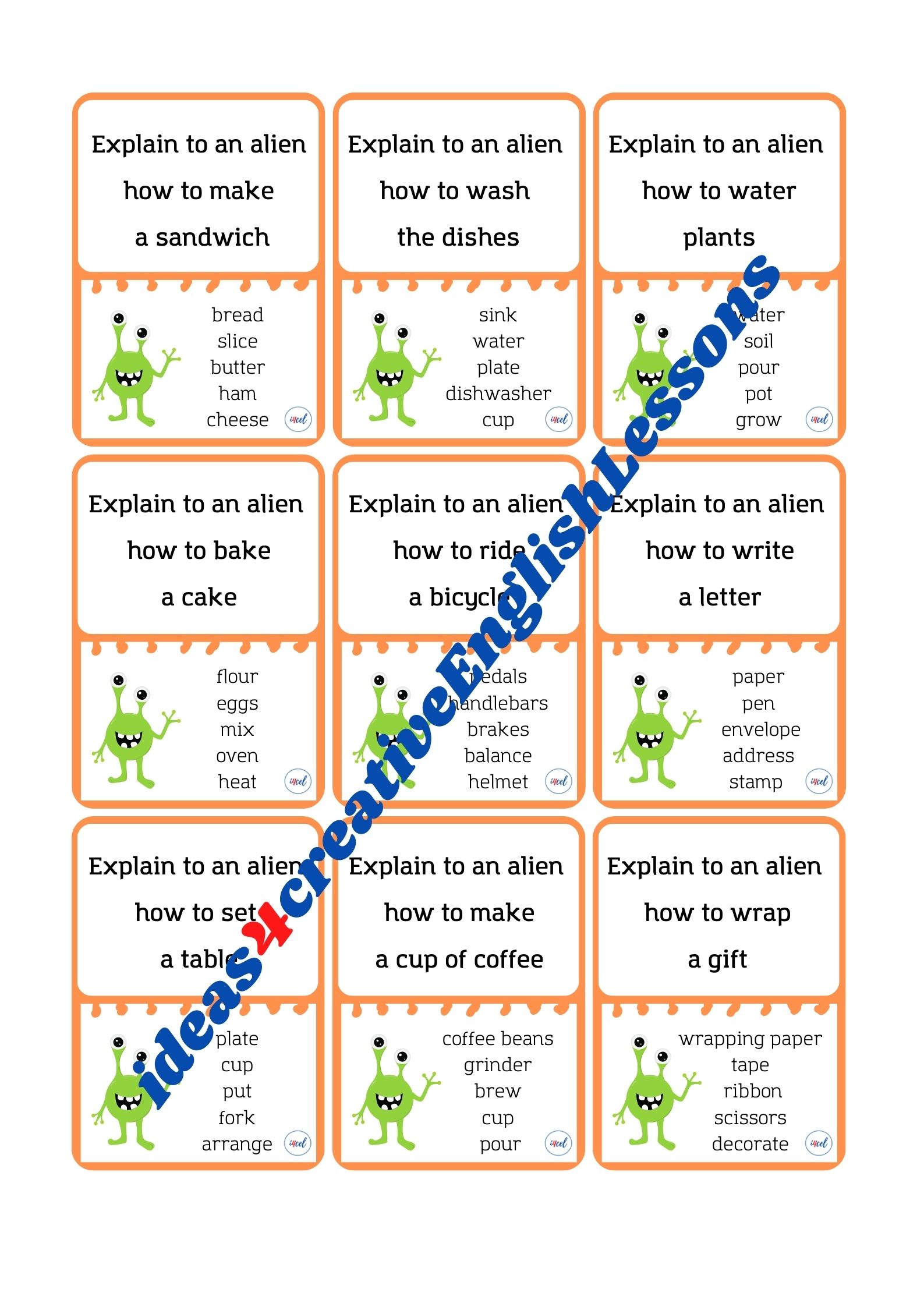 EXPLAIN IT TO AN ALIEN CARDS - obrazek 2