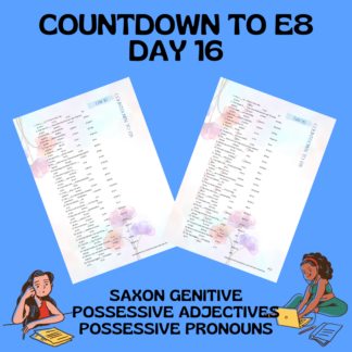 COUNTDOWN TO E8 / DAY 16