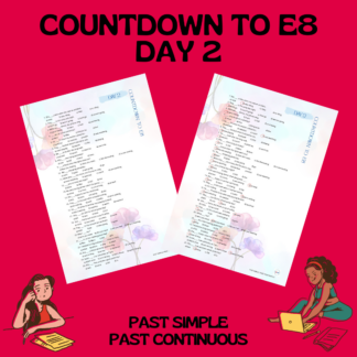 COUNTDOWN TO E8 / DAY 2