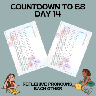 COUNTDOWN TO E8 / DAY 14