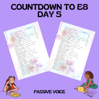 COUNTDOWN TO E8 / DAY 5