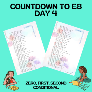 COUNTDOWN TO E8 / DAY 4