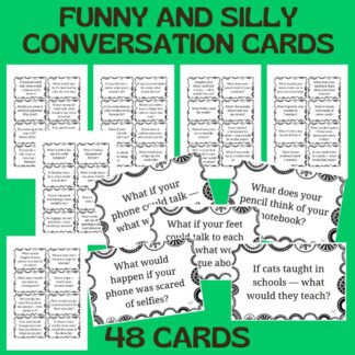 FUNNY AND SILLY CONVERSATION CARDS