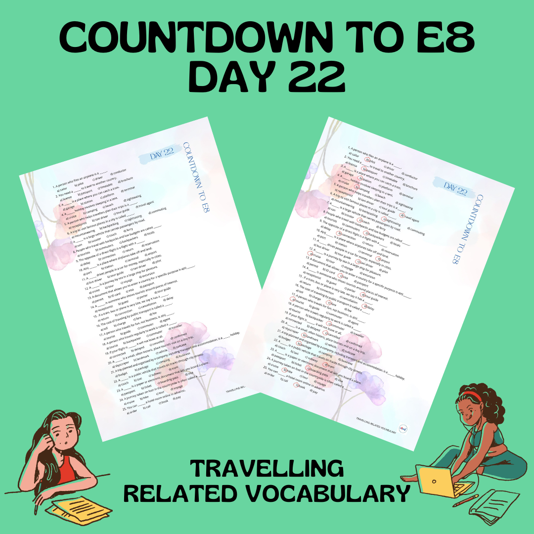 COUNTDOWN TO E8 / DAY 22