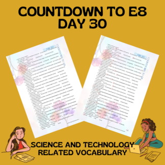 COUNTDOWN TO E8 / DAY 30
