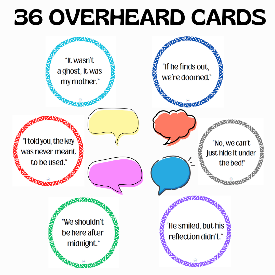 36 OVERHEARD CARDS / PODSŁUCHANE ROZMOWY