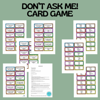DON'T ASK ME! CARD GAME